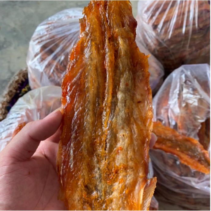 Khô cá mối loại đặc biệt ướp tẩm đường, ớt, tiêu tự nhiên,đặc sản Cà Mau.Thịt dày dẻo ngon của Thiên Tú Foods