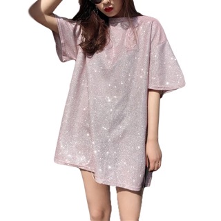 Áo pull kim sa hột lưu lấp lánh ánh kim sa