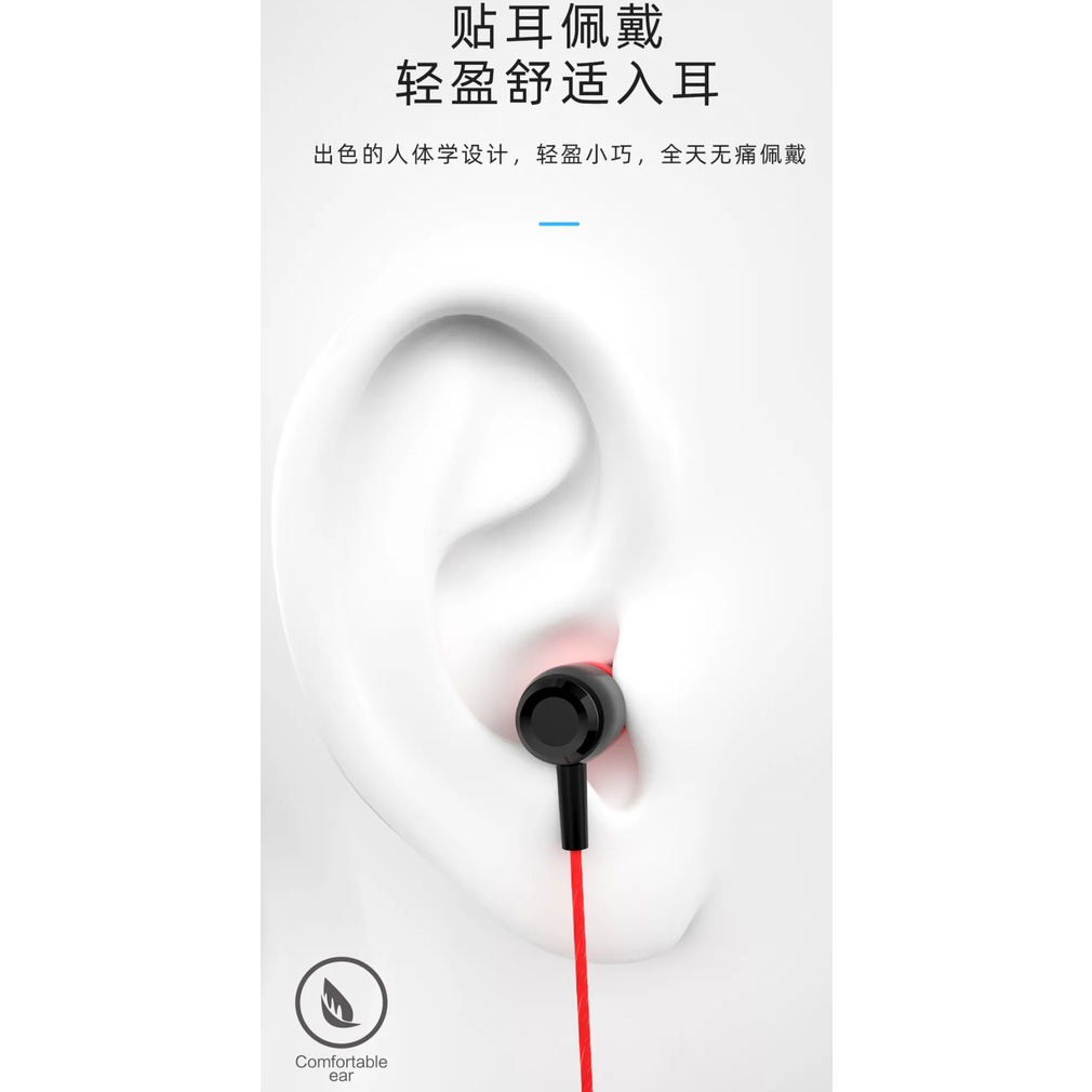 Tai Nghe Nhét Tai Có Dây Cổng 3.5mm Kèm Micro Tiện Dụng 4D Siêu Bass Nút Tai