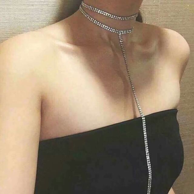 ✨Choker 2 dây đá✨(Đeo đc 2 kiểu nha ce)