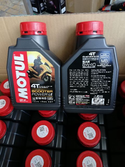 MOTUL SCOOTER POWER LE 4T 5W40 100% TỔNG HỢP CHUYÊN DÀNH CHO XE TAY