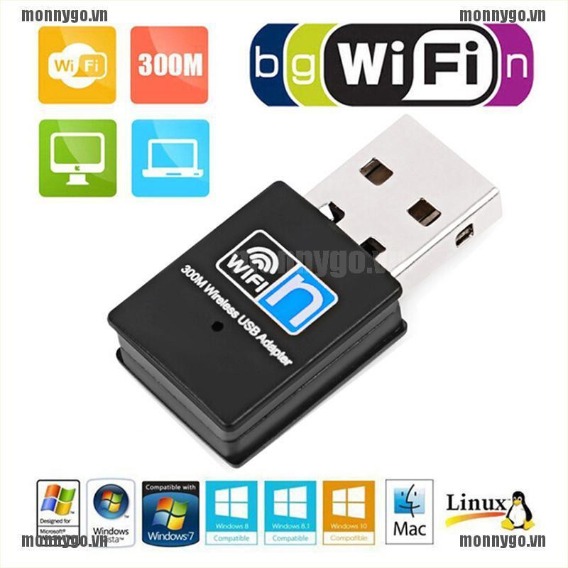 <monnygo+COD>300Mbps Wireless USB Wi-fi Wlan Adapter 802.11 b/g/n Network L