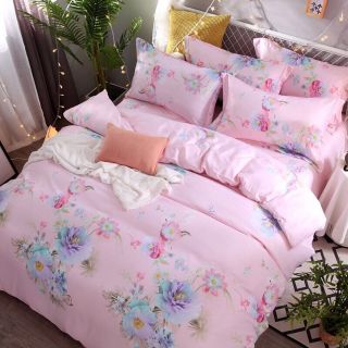 Bộ chăn gối Lụa Tencel 4 món sẵn hàng