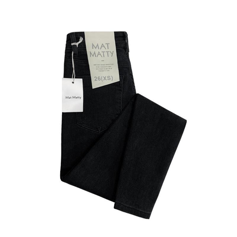 Quần jeans dài lưng cao thời trang cho nữ