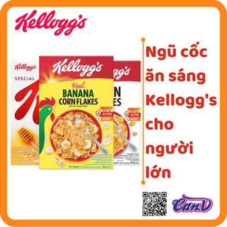 (9 loại) Ngũ cốc ăn sáng Kellogg's cho người lớn