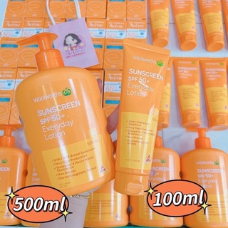 Kem chống nắng body woolworths úc