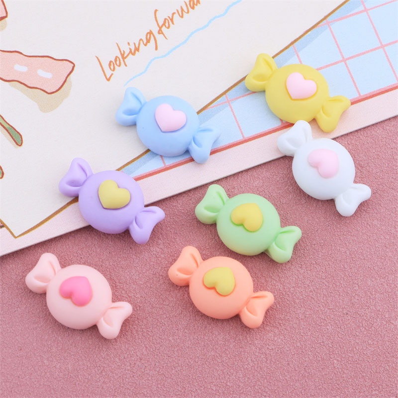 Kẹp Tóc Hình Chiếc Giày Mini Bằng Resin Màu Kẹo Trang Trí Đẹp Mắt