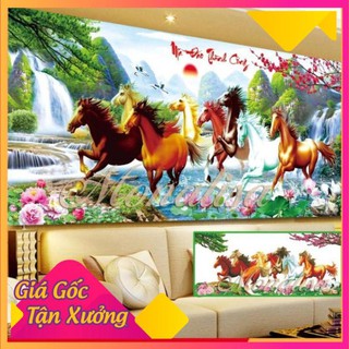 Tranh Đính Đá MÃ ĐÁO THÀNH CÔNG (ĐÁ ABC CAO CẤP)