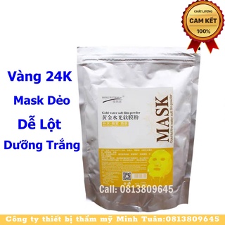 Mặt nạ dẻo vàng 24K mặt nạ vàng dưỡng da làm trắng da dành cho spa