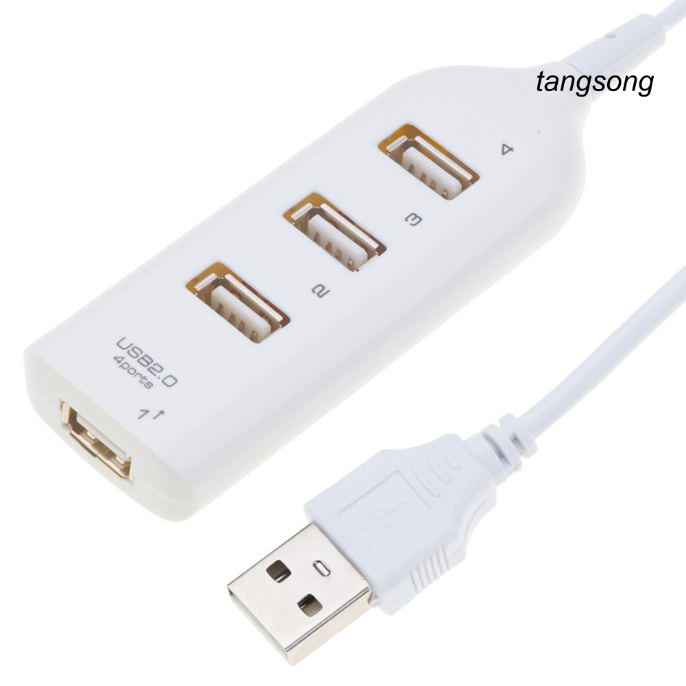 Bộ Chia 4 Cổng USB 2.0 Tốc Độ Cao Cho PC Laptop