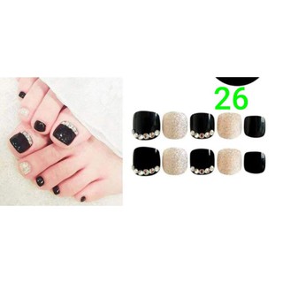 [TẶNG KEO + DŨA] BỘ MÓNG CHÂN GIẢ 24 MÓNG ĐÍNH ĐÁ