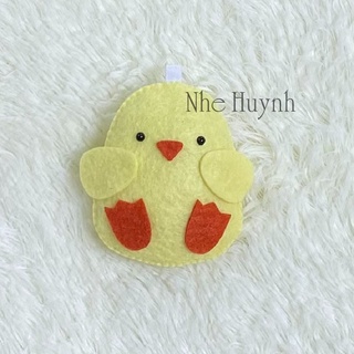 Móc Khóa Vải Nỉ Gà Con (A015)