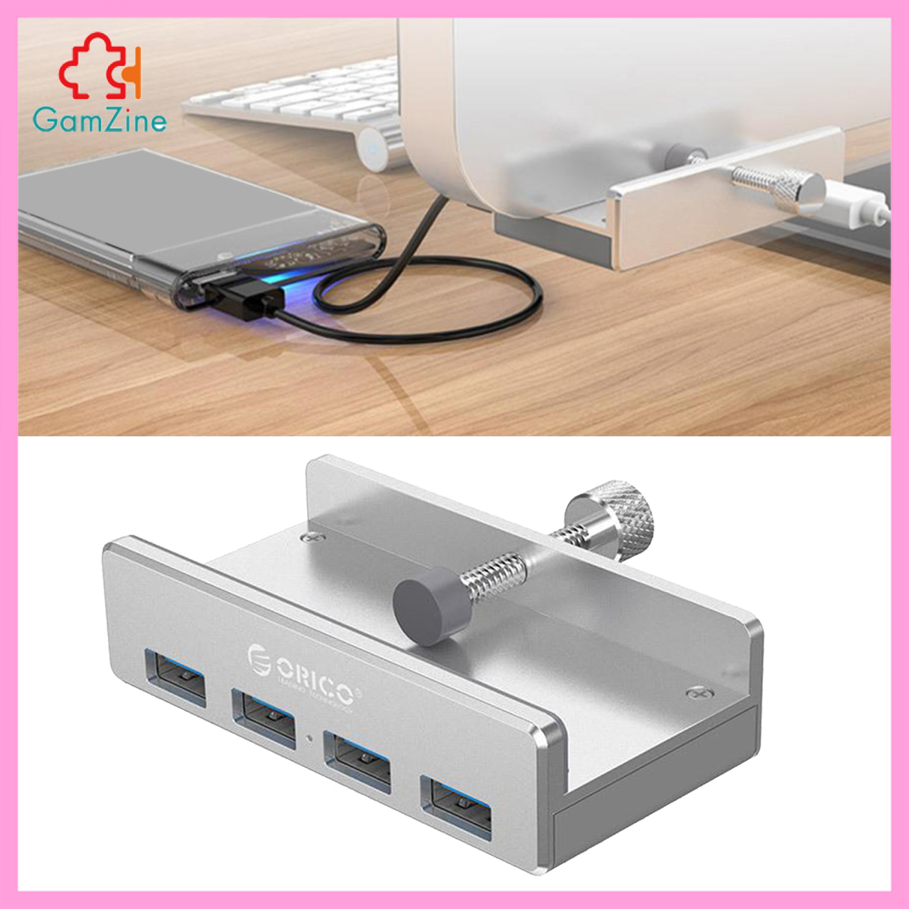 Bộ Chia 4 Cổng Usb 3.0 Gamzuine Bằng Nhôm Mh4Pu | BigBuy360 - bigbuy360.vn