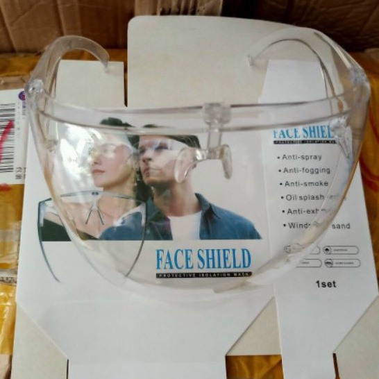 Mắt kính phòng dịch FACE SHIELD chống giọt bắn che hết khuôn mặt , bảo hộ chống bụi gió đi đường THỜI TRANG