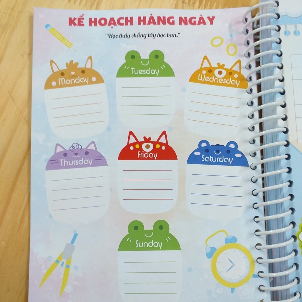 Sổ tay Planner Kids - Sổ tay lập kế hoạch học tập
