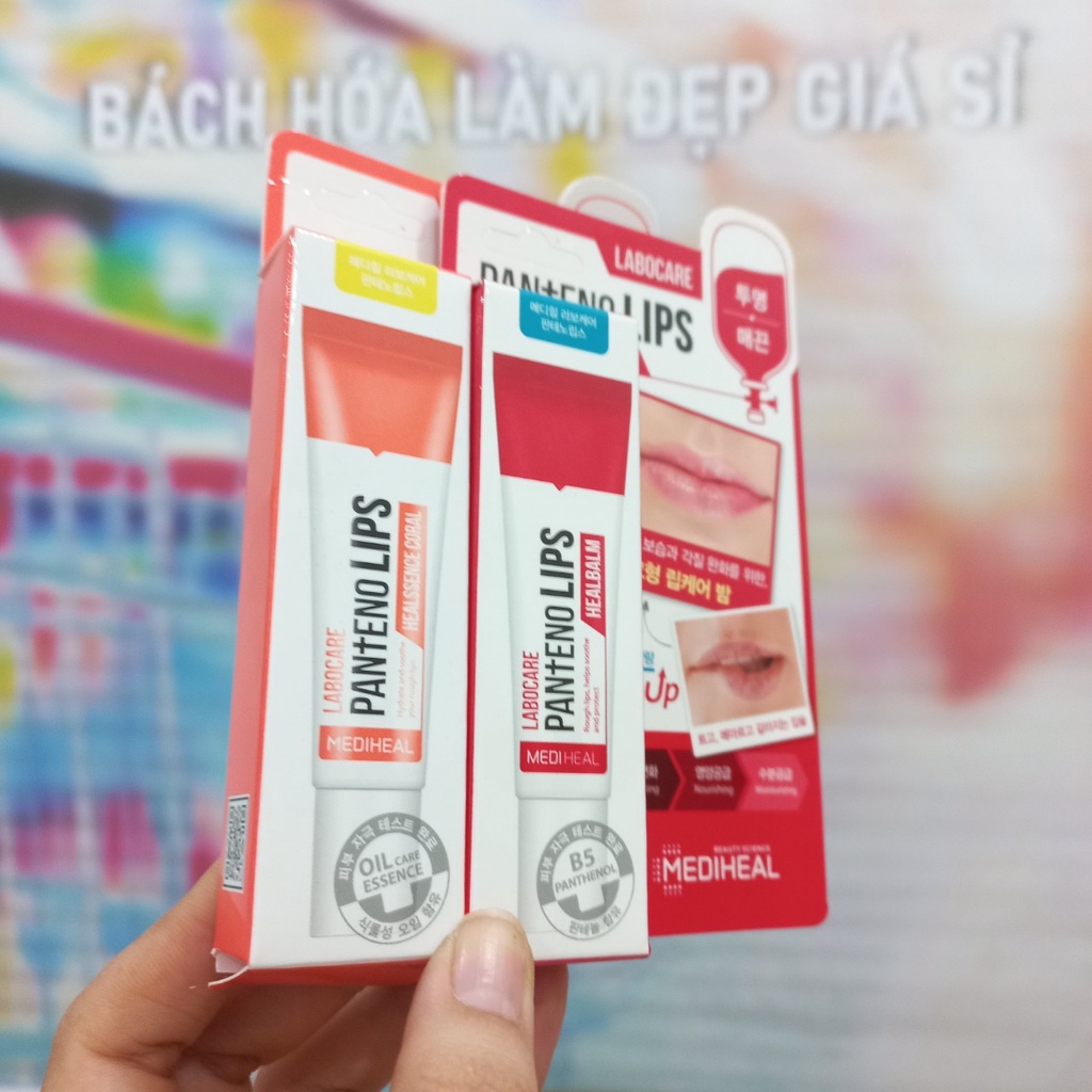 Son dưỡng môi Labocare Pan+End Lips Healbalm 10ml / Pan Eno Lips Coral 10ml