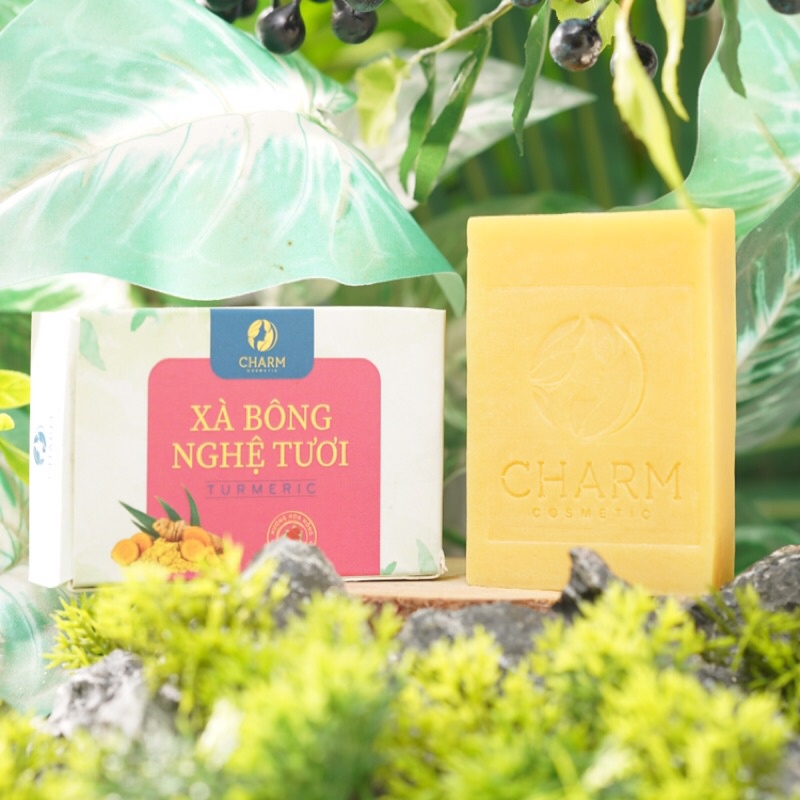 Xà Bông Nghệ Hoa Hồng Charm Chăm Sóc Mặt Và Body Giúp Da Sáng Khoẻ Mờ Thâm Giảm Mụn | BigBuy360 - bigbuy360.vn