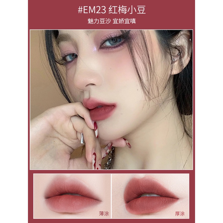 Son nội địa trung son kem lì into you son lì không trôi chính hãng son nội địa trung lâu trôi mềm mịn into you EM08 EM23