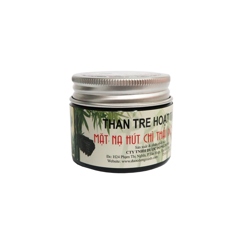 Gel lột hút mụn than tre hoạt tính IRC dạng mặt nạ hủ nắp bạc 50g