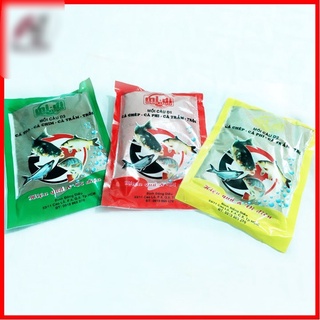 Mồi câu cá d1 d2 d3, mồi câu cá chép, cá phi, cá trắm