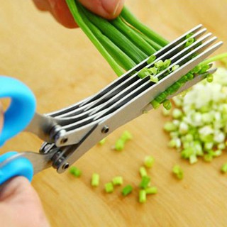Kéo 5 Lưỡi Dùng Để Cắt Hành, Ớt
