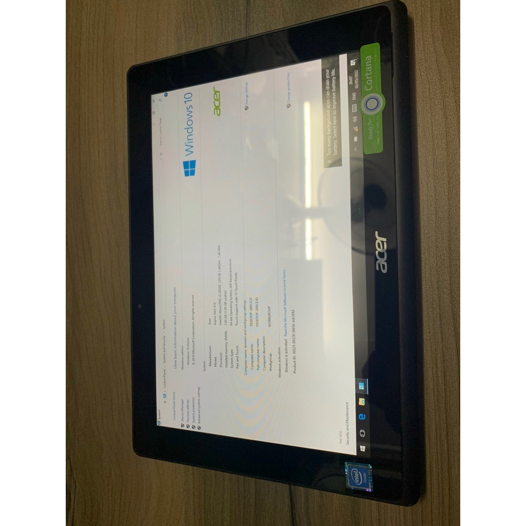 Máy tính bảng Acer hàng xách tay phục vụ học online