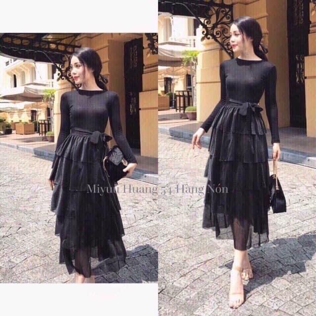 Chân váy tầng buộc nơ | BigBuy360 - bigbuy360.vn