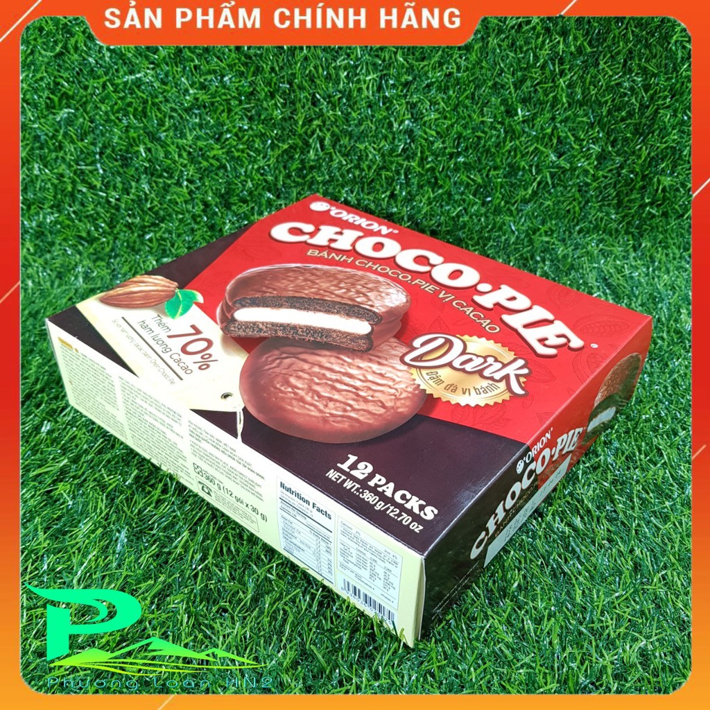 Bánh Chocopie Dark Orion - vị Cacao hộp 360g