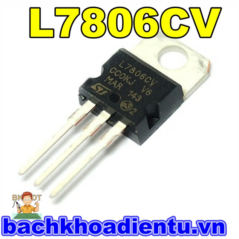 IC nguồn 7805/7806/7808/7809/7810/7812/7815/7818/7824 chính hãng.