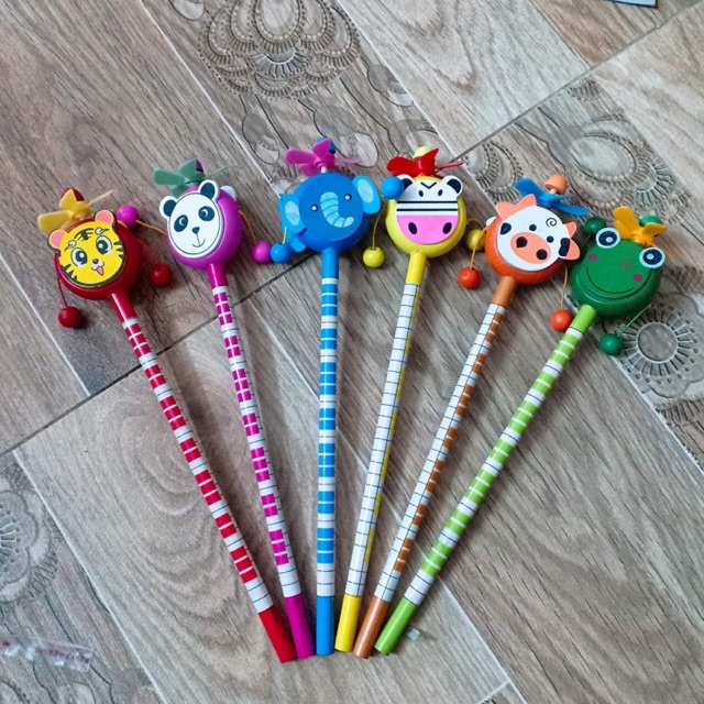 bút chì gỗ trống lắc