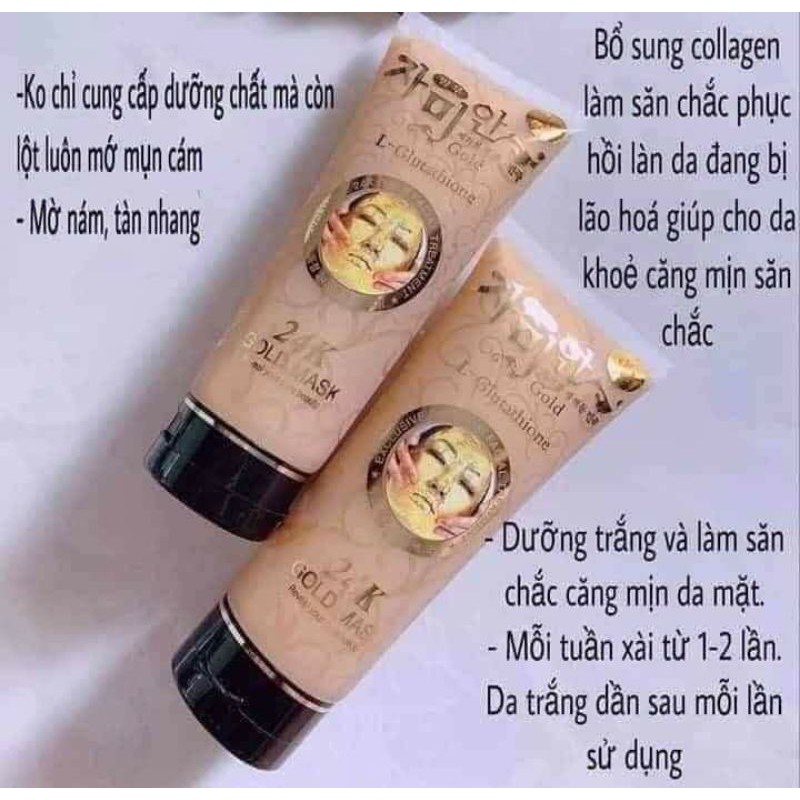 Mặt nạ lột vàng 24K Gold Mask (L- Glutathione) Hàn Quốc