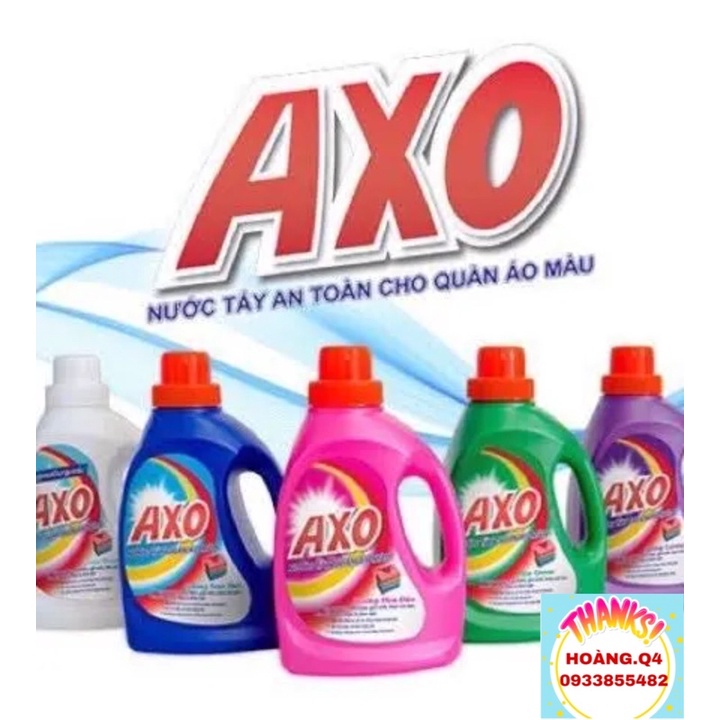 ⚡Nước tẩy áo màu Axo 800ml cam kết hàng chính hãng 100%⚡