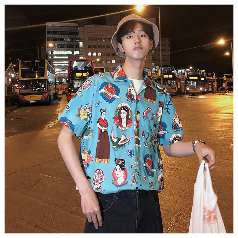 Áo sơ mi nam thời trang in hình độc đáo nổi bật | BigBuy360 - bigbuy360.vn