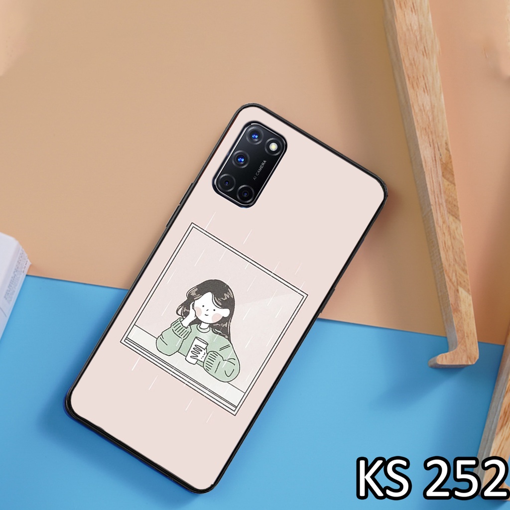 Ốp lưng Oppo A54 (4G/5G) - Oppo A55 (4G/5G) - Oppo A74 (4G/5G) - Oppo A76 in hình bé gái siêu xinh,  dễ thương