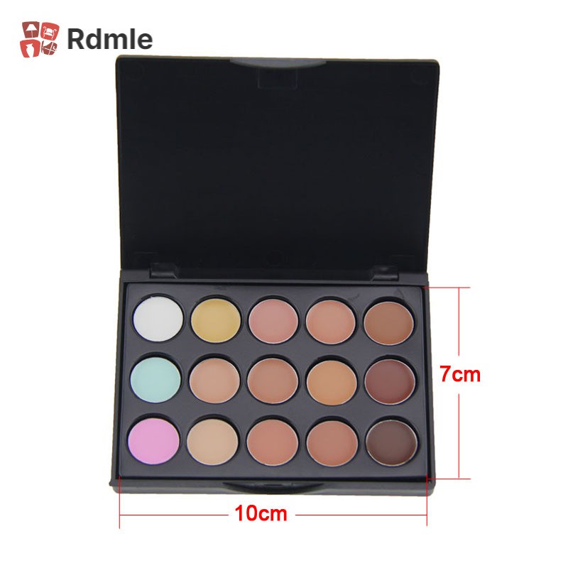 [COD]# RDMLE New Professional 15 Color Concealer Palette Make Up Cream Camouflage Foundation Cosmetic Palettes