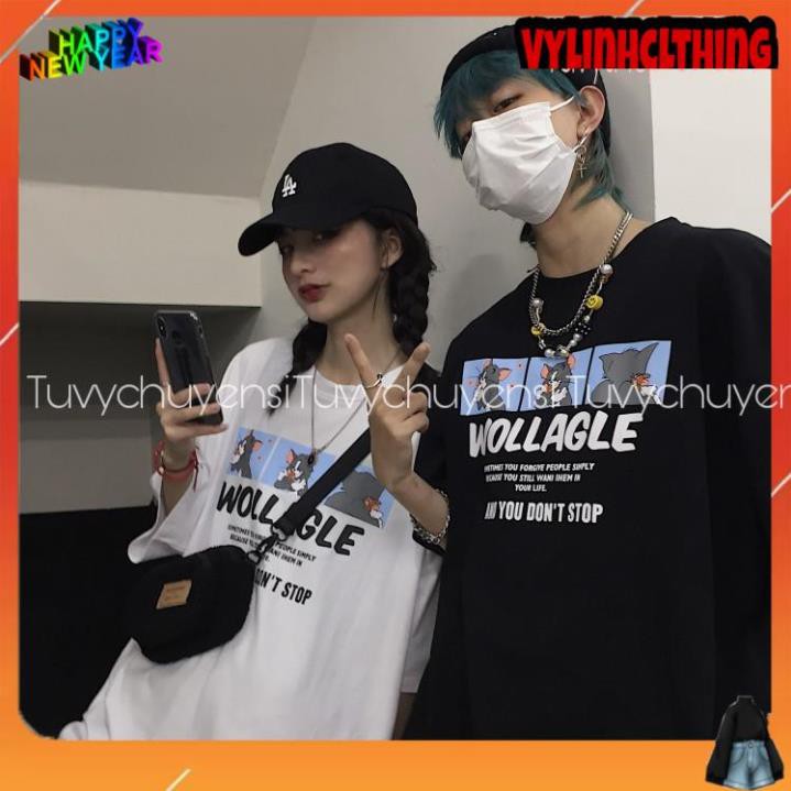 Áo thun tay lỡ form rộng VYLINHCLOTHING áo phông Unisex ATL202