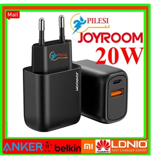 Củ sạc nhanh joyroom 20w pd + qc 3.0 l-qp204 chính hãng