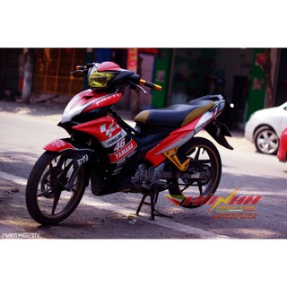 Tem Xe Exciter 135 Đỏ Viền Trắng