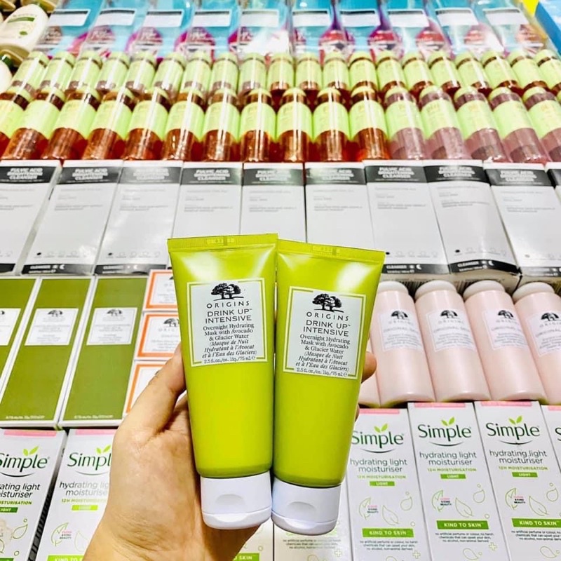 Bơ Origins Drink Up Intensive Overnight Mask