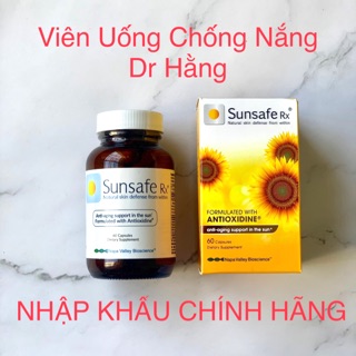 Viên uống chống nắng SUNSAFE Rx 30 viên-60 viên