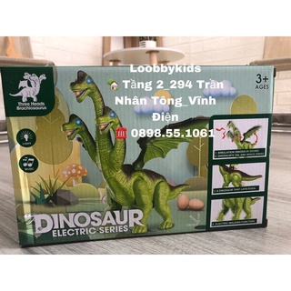 Đồ chơi khủng long ba đầu đẻ trứng