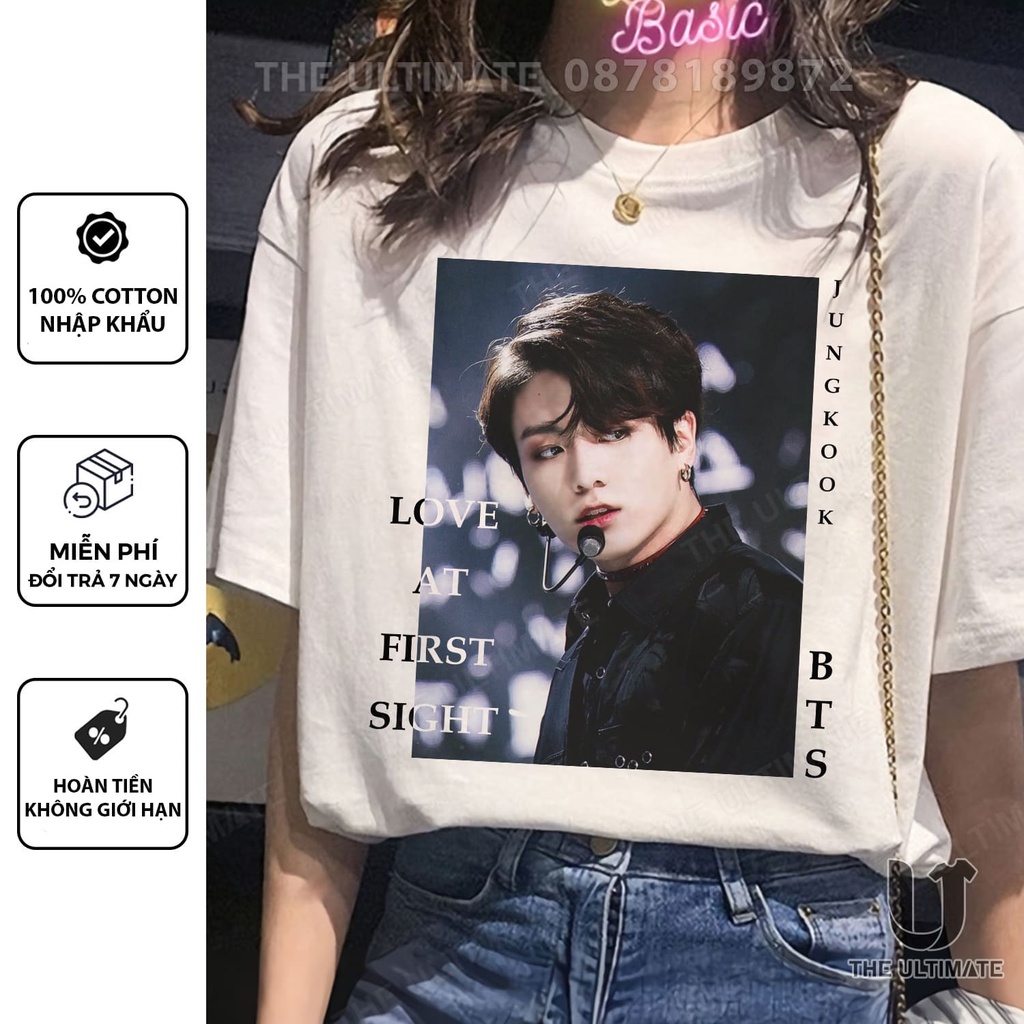 áo thun Kpop-17 in hình form rộng nam nữ in hình tay lỡ The Ultimate