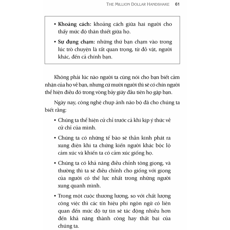 Sách - Cái Bắt Tay Triệu Đô - The Million Dollar Handshake(VL)