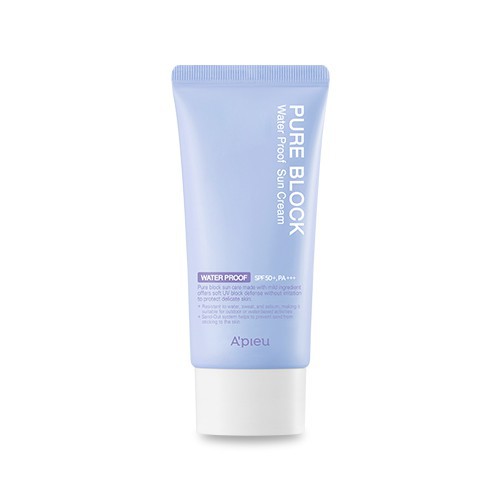 Kem chống nắng A'pieu Pure Block Natural Sun Cream Waterproof SPF50/PA+++