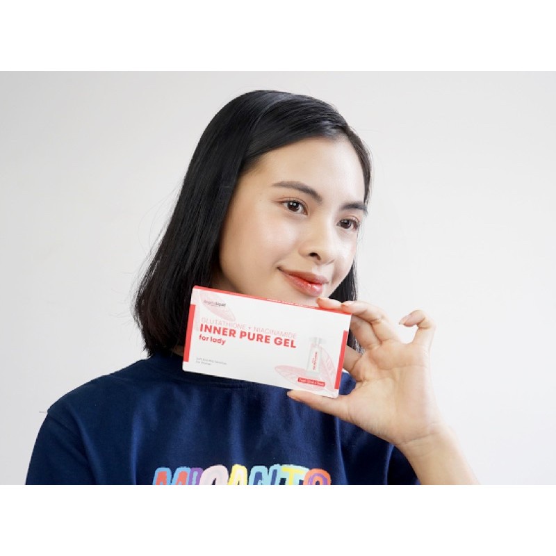 Hộp 15 ống Siêu tinh chất làm Hồng Se Khít Vùng Kín ANGEL'S LIQUID GLUTATHIONE PLUS NIACINAMIDE INNER PURE GEL