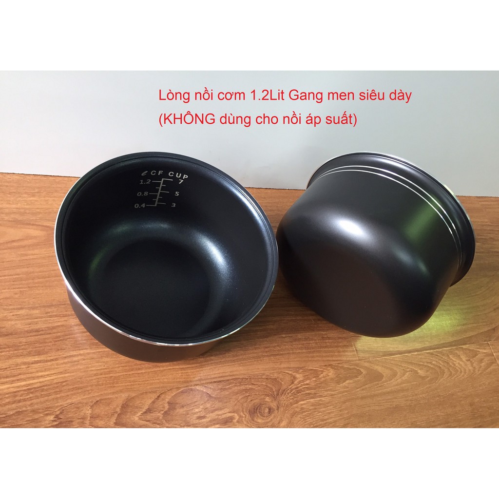 Lòng nồi cơm điện 1.2lit – Ruột nồi cơm điện tử 1.2L | BigBuy360 - bigbuy360.vn