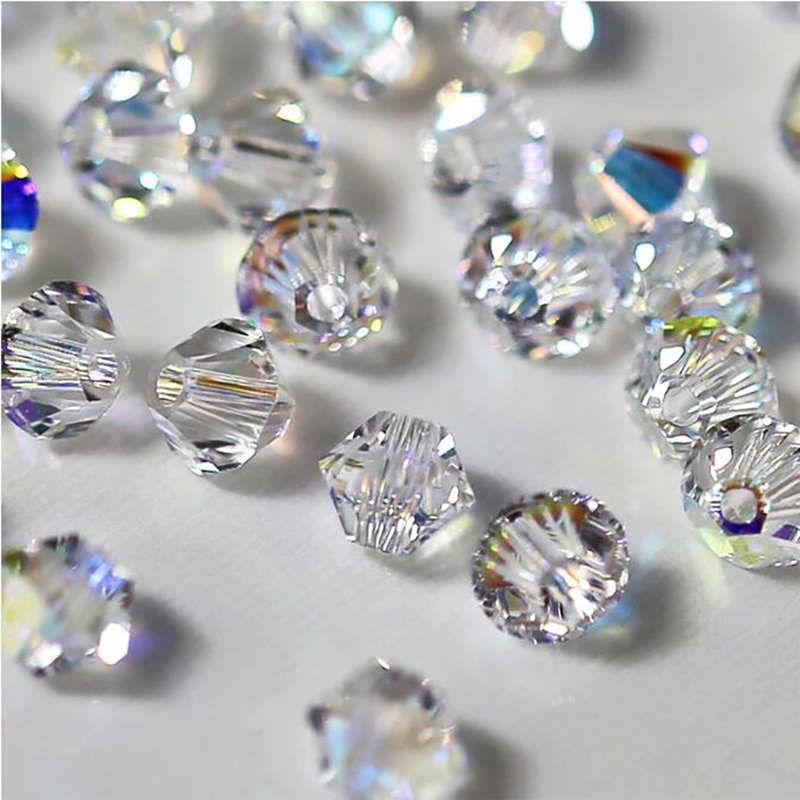 Chuỗi Hạt Pha Lê AB 3MM 4MM 5MM 6MM Nhiều Màu Sắc Làm Trang Sức Thủ Công