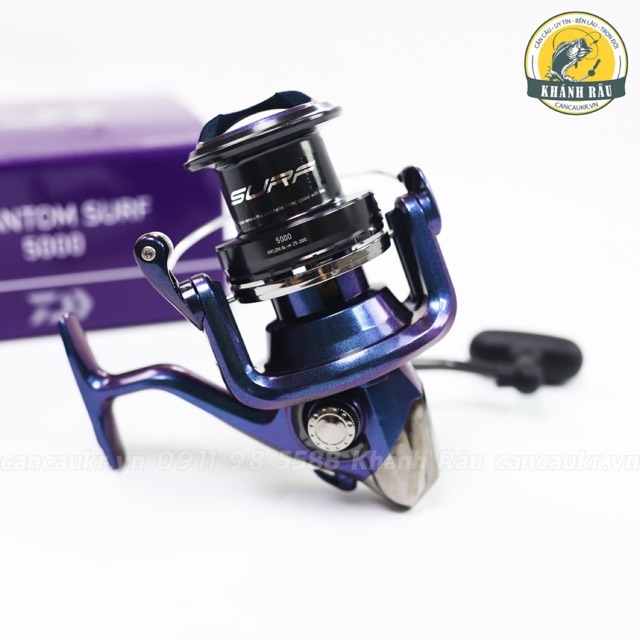 Máy Câu Cá đứng Daiwa Phantom Surf 5000 Tương Đương 9000 hàng DAIWA việt nam tải cá 15kg y hình giá rẻ