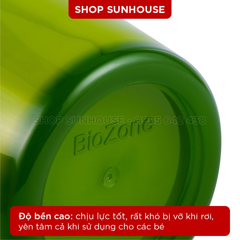 Cốc cách nhiệt 2 lớp SUNHOUSE BioZone KB-CU310PGT dung tích 310ml chống vỡ