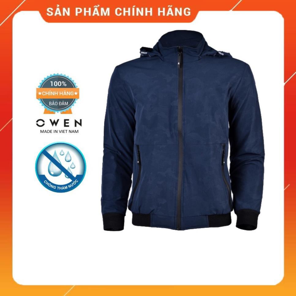 ⚡ Xả Hết OWEN - Áo khoác gió nam 2 lớp màu xanh JK 81125 * ⁸ ⚡ ' ' 🌺 neww * ! %